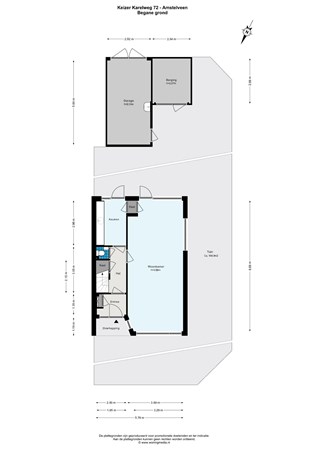 Floor plan - Keizer Karelweg 72, 1185 HW Amstelveen 